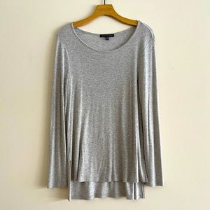 Saks Fifth Avenue light gray tunic